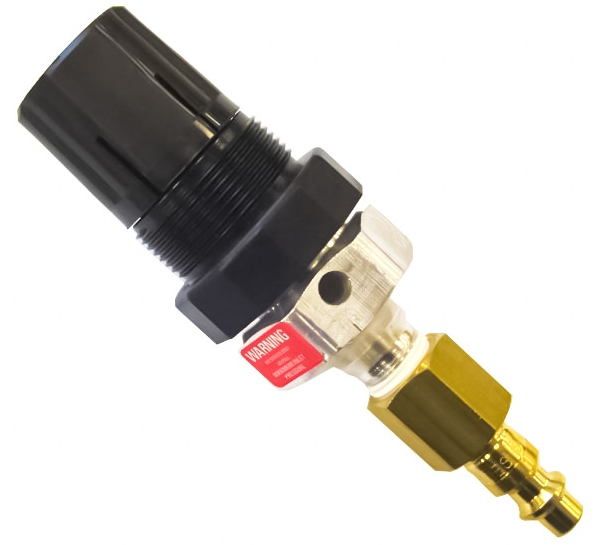 936-1000-200025 VALVE, PRESSURE RELIEF, 0-25 PSIG, 1/4" MALE QUICK CONNECT