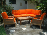 SET-73  LUXE MODULAR DEEP SEATING SET