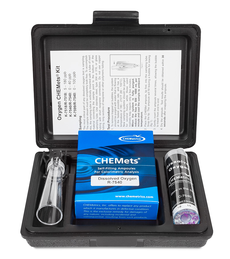 K-7540 Dissolved Oxygen Test Kit — CHEMets Visual Kit