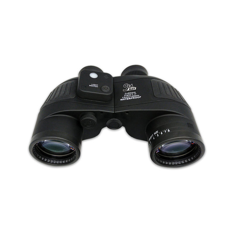 31367  SEA NAV Binoculars, Individual Focus, 7x50, w/ Compass, Waterproof, Floating