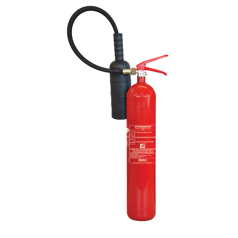 499522  LALIZAS Fire Extinguisher CO2, 5kg, w/wall bracket (EN,ES,HR)