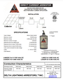 LA302DC  3 wire DC: 18" leads, 0-500 volts