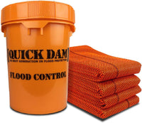 Water Barriers Hi-Vis - 10ft Long Water Activated Barriers