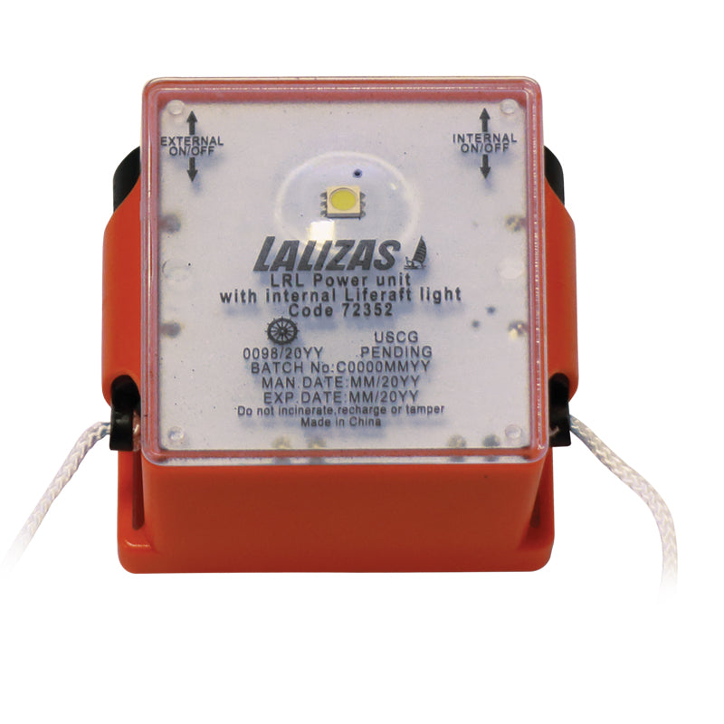 72352  LALIZAS LRL Power Unit with Internal Liferaft Light, SOLAS/MED/USCG