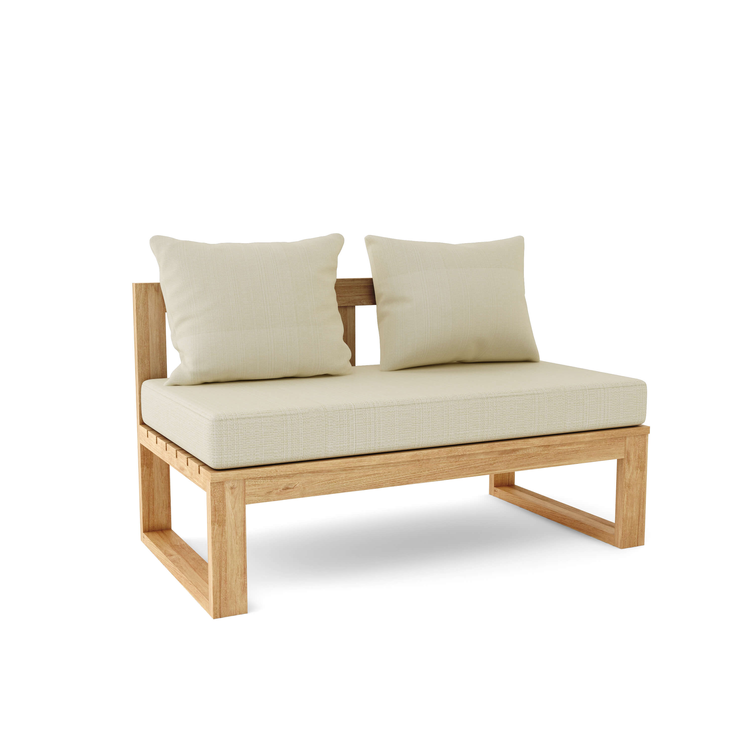 BH-808S  Anderson Teak - Straight Modular Deep Seating