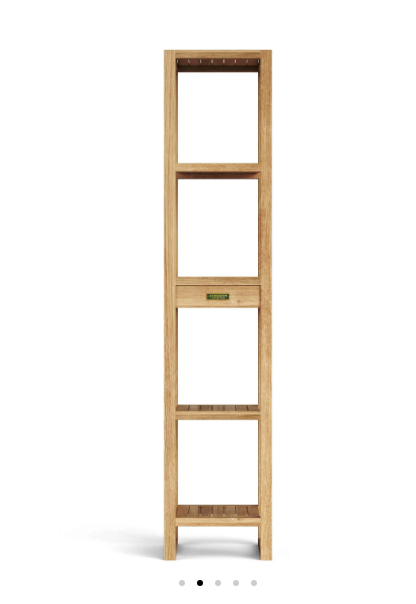 SPA-1515-4  SPA TOWEL TABLE WITH 4-SHELF