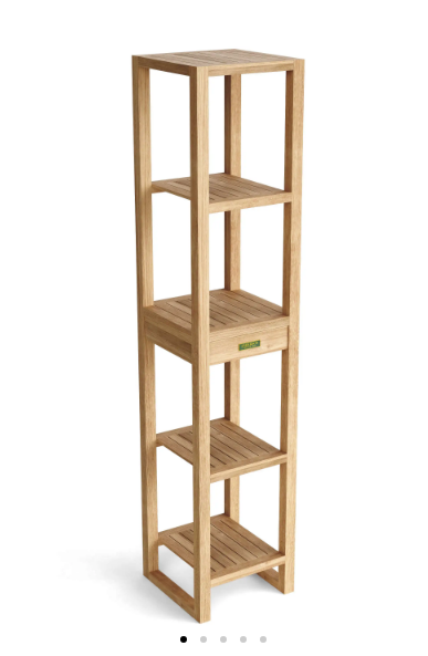 SPA-1515-4  SPA TOWEL TABLE WITH 4-SHELF
