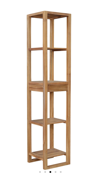 SPA-1515-4  SPA TOWEL TABLE WITH 4-SHELF