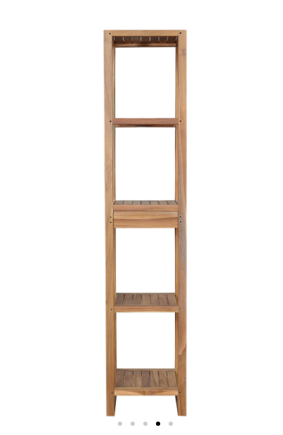 SPA-1515-4  SPA TOWEL TABLE WITH 4-SHELF
