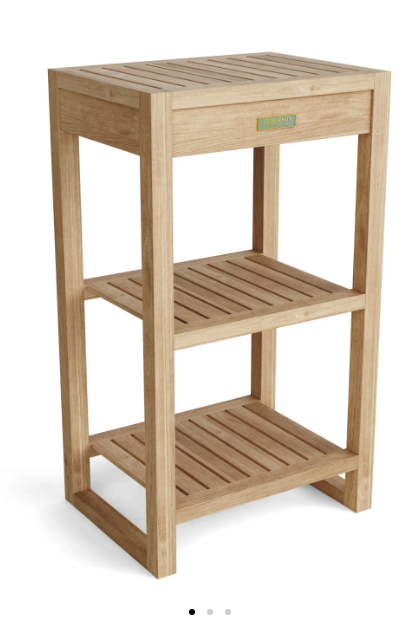 SPA-1519  SPA Towel Table with 2-Shelf