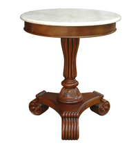 ST-139M  Bella Marble Top Side Table