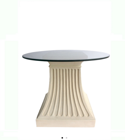 TB-G2428-36  Fluted Dining Table