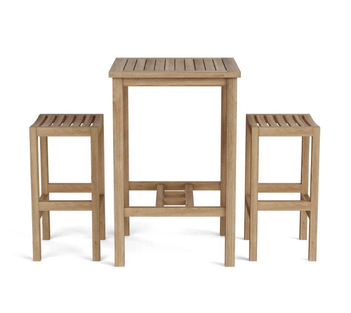 TB-S-027BT  Avalon 27″ Square Bar Table