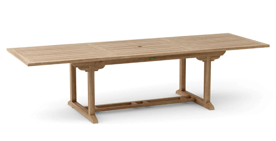TBX-010R  Bahama 118″ Rectangular Extension Table