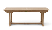 TBX-010R  Bahama 118″ Rectangular Extension Table