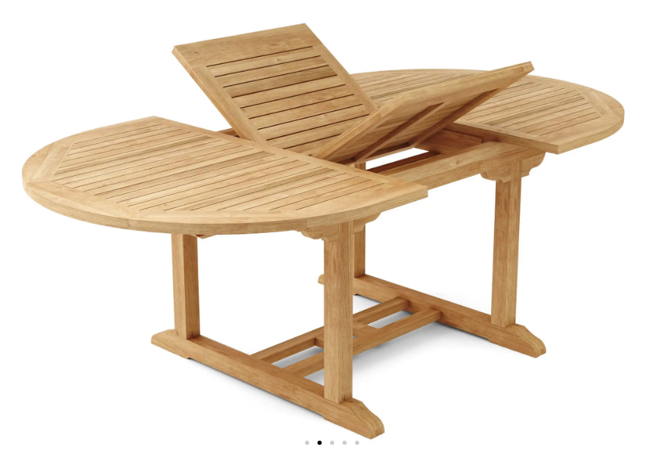 TBX-087VT  Bahama 87″ Oval Extension Table Extra Thick