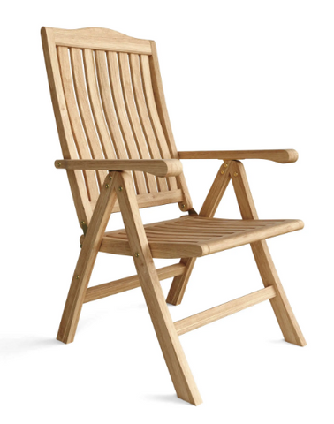 CHR-120  Anderson Teak - Katana Reclining Armchair