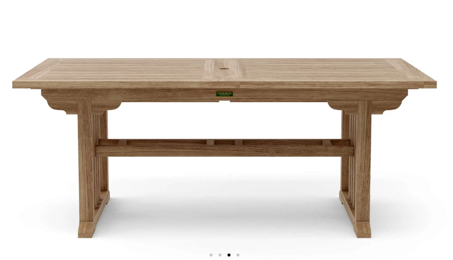 TBX-106RD  Sahara 106″ Rectangular Double Extension Table