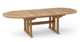 TBX-106VD  Sahara 106″ Oval Double Extension Table