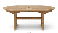 TBX-106VD  Sahara 106″ Oval Double Extension Table