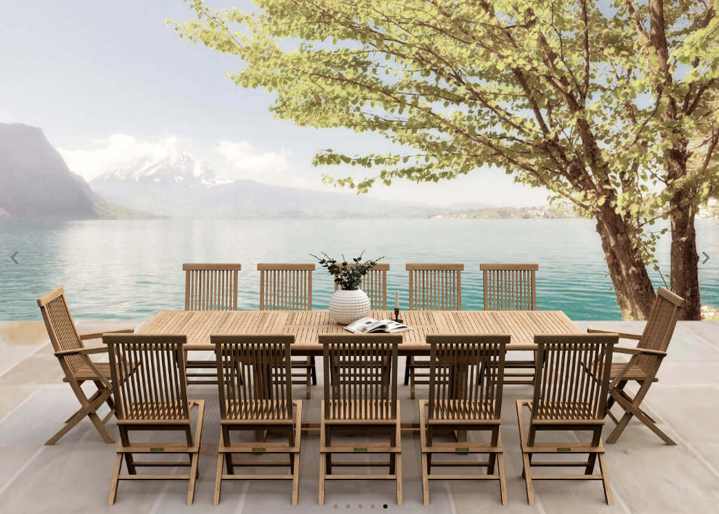 TBX-117RD  Valencia 117″ Rectangular Double Extension Table