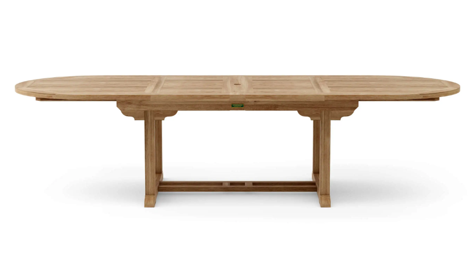 TBX-117VD  Bahama 117″ Oval Double Extension Table Extra Thick