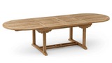 TBX-117VD  Bahama 117″ Oval Double Extension Table Extra Thick