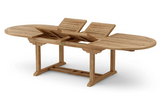 TBX-117VD  Bahama 117″ Oval Double Extension Table Extra Thick