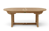 TBX-117VD  Bahama 117″ Oval Double Extension Table Extra Thick