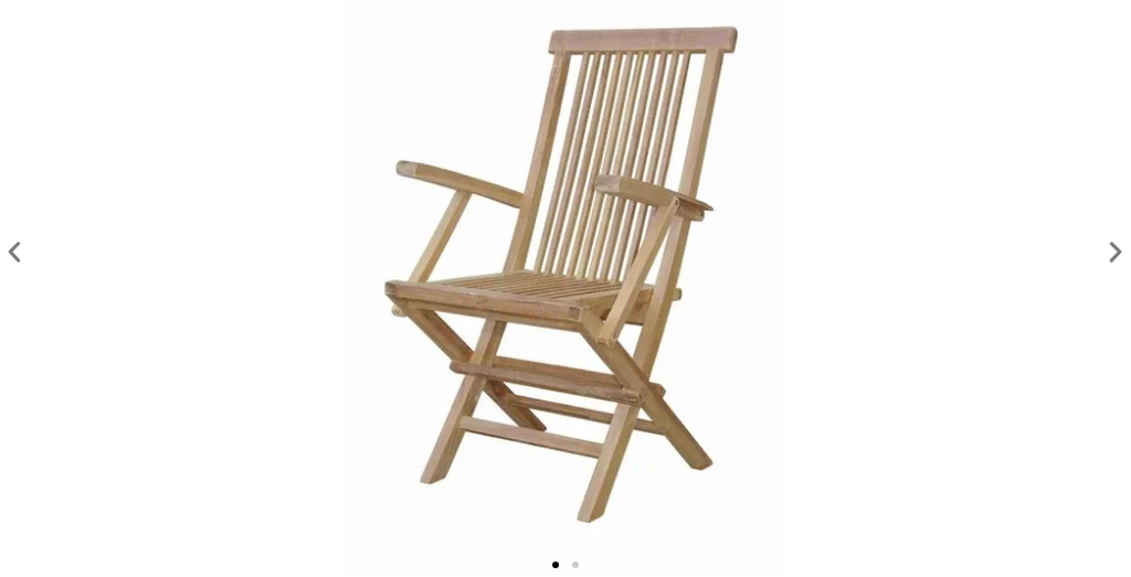 CHF-2011  Anderson Teak - Bristol Folding Armchair