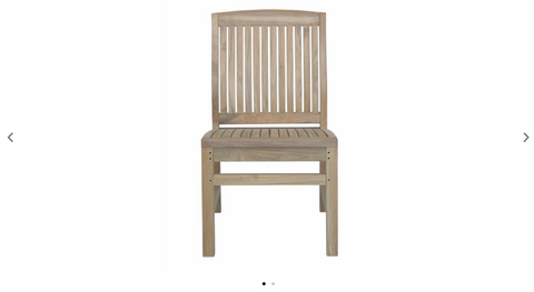 CHS-021  Anderson Teak - Sahara Non-Stacking Chair