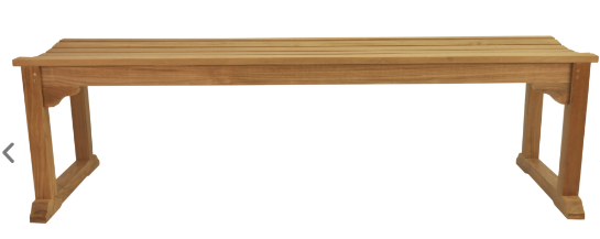 BH-005B  Anderson Teak - Mason 3-Seater Backless Bench