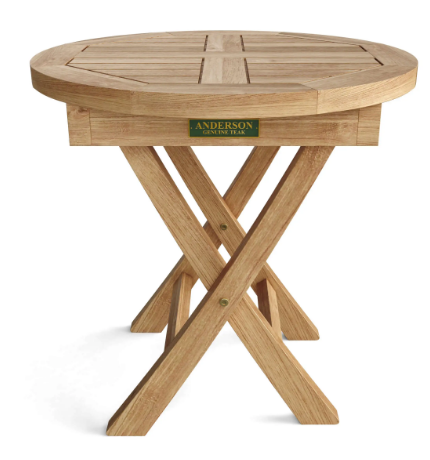 Anderson Teak Bahama Folding Table - Thumbnail 3