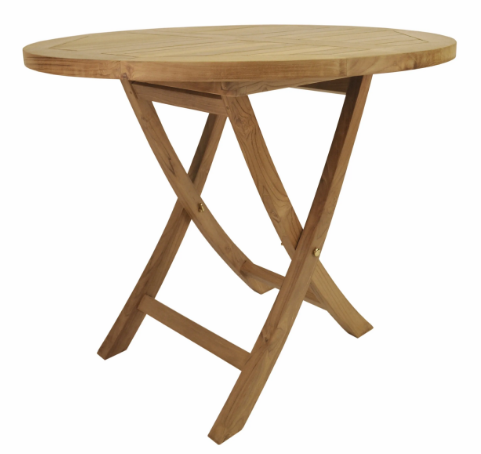 TBF-035R  Anderson Teak - Bahama 35" Round Folding Table