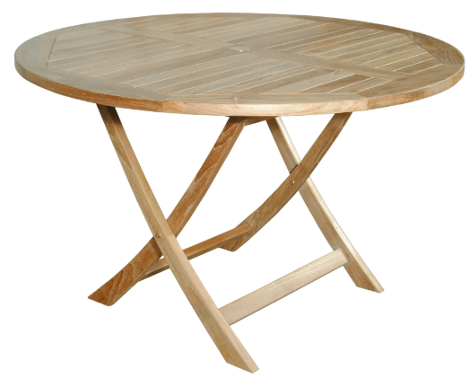TBF-047R  Anderson Teak - Bahama 47" Round Folding Table