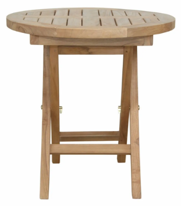 TBF-5080R  Anderson Teak - Montage 20" Round Side Folding Table