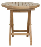 TBF-5080R  Anderson Teak - Montage 20" Round Side Folding Table
