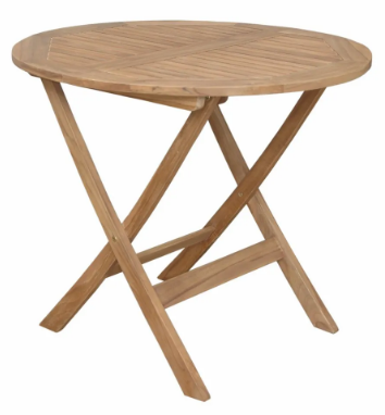 TBF-8128R Anderson Teak - Chester 32" Round Picnic Folding Table