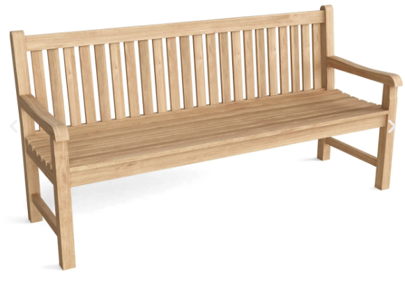 BH-006S  Anderson Teak - Classic 4-Seater Bench