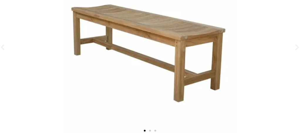 BH-7059B  Anderson Teak - Madison 59″ Backless Bench