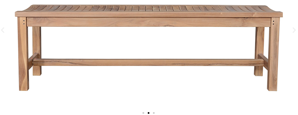 BH-7059B  Anderson Teak - Madison 59″ Backless Bench