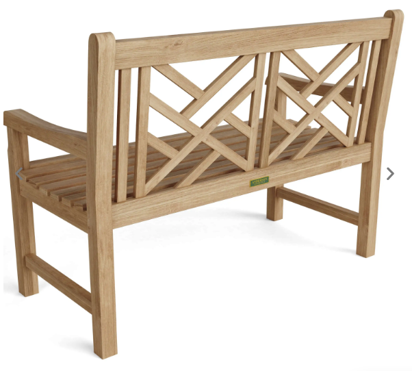 BH-121  Anderson Teak - Vilano 2-Seater Bench