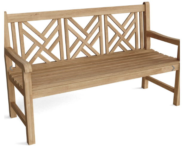 BH-122  Anderson Teak - Vilano 3-Seater Bench