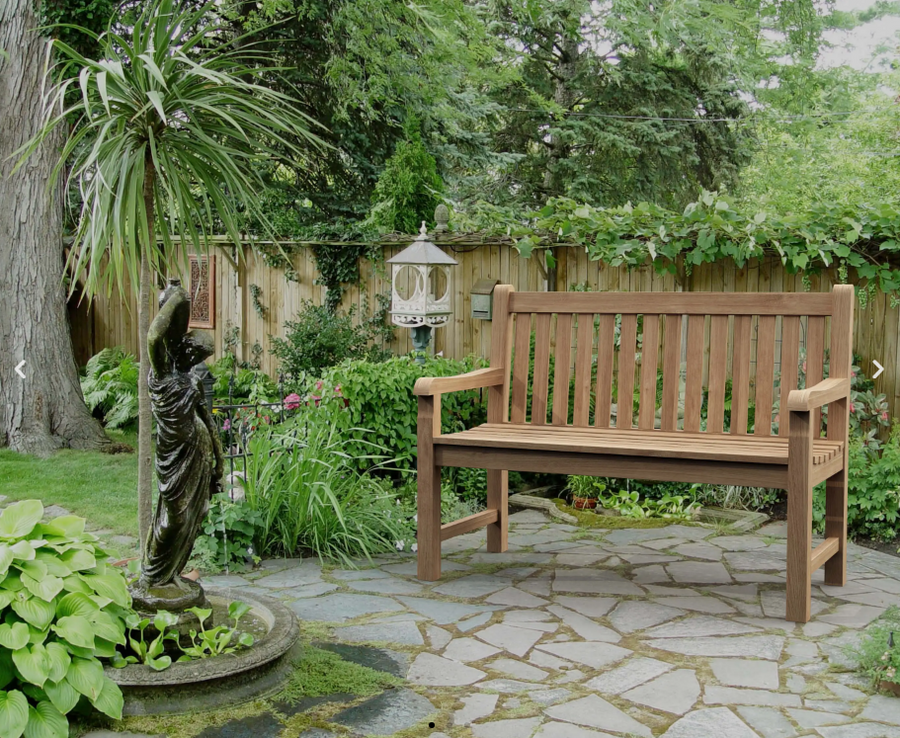 BH-004S  Anderson Teak - Classic 2-Seater Bench