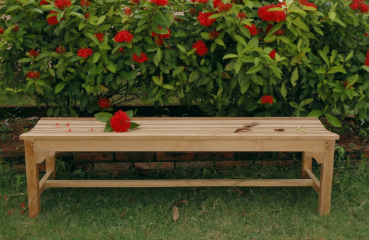 BH-067B  Hampton 3-Seater Backless Bench