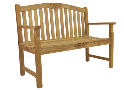 BH-050RS  Anderson Teak - Rose 50" Handcrafted Bench