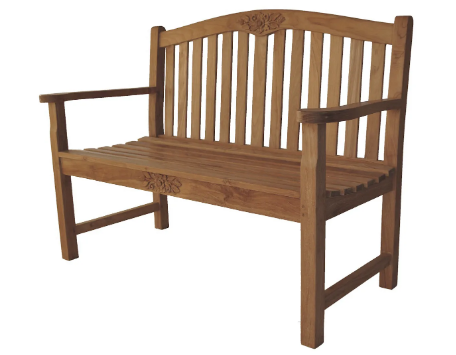 BH-050RS  Anderson Teak - Rose 50" Handcrafted Bench