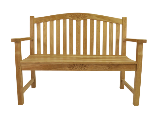 BH-050RS  Anderson Teak - Rose 50" Handcrafted Bench