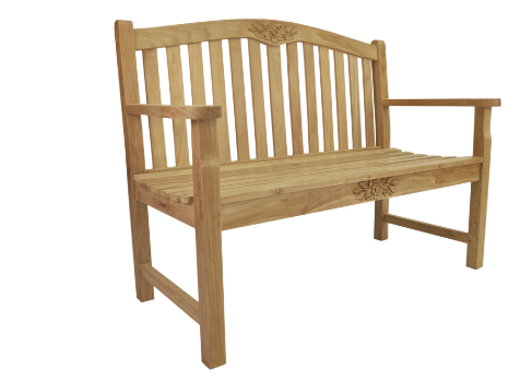 BH-050RS  Anderson Teak - Rose 50" Handcrafted Bench