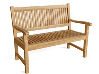 BH-548  Anderson Teak - Del-Amo 2 Seater Bench